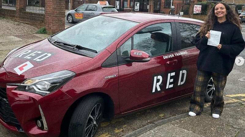 Jade passed her driving test at 31 (Image: Instagram)