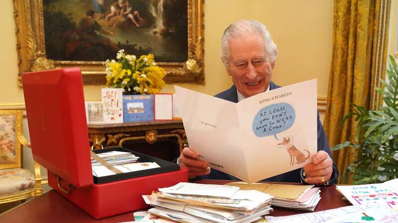 The king has been receiving sacks full of mail since making his cancer diagnosis public (Image: Getty Images)