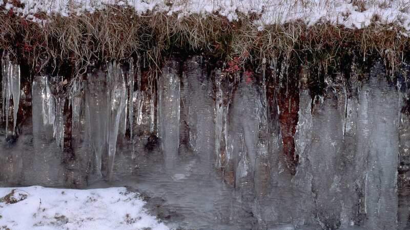 Climate change is melting the permafrost of the Arctic, releasing gases from the ground (Image: Getty Images)