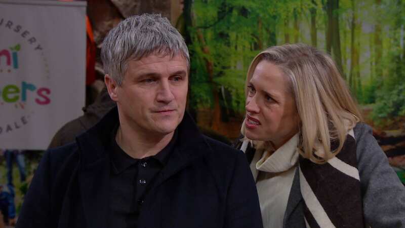 Emmerdale residents all over the village will target Caleb Miligan next week according to new spoilers (Image: ITV)