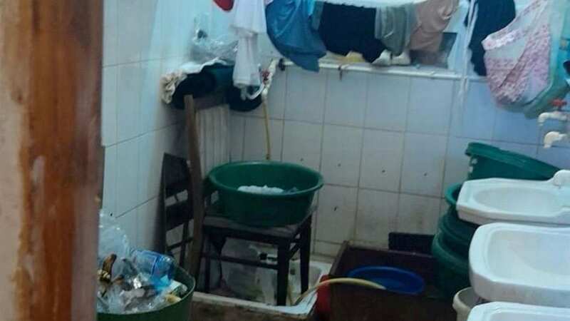 Inside Constanta Prison in Romania, where Ethan Gill has spent 10 months locked up on drugs charges (Image: Jordan Fletcher / SWNS)