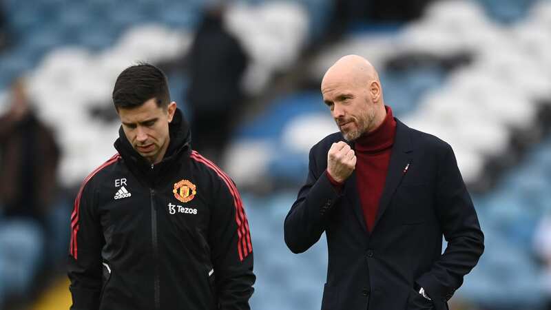 Erik ten Hag is losing a member of backroom staff in Eric Ramsay (Image: PA)