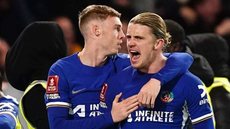 Conor Gallagher (R) was the hero for Chelsea with a late winner (Image: PA)