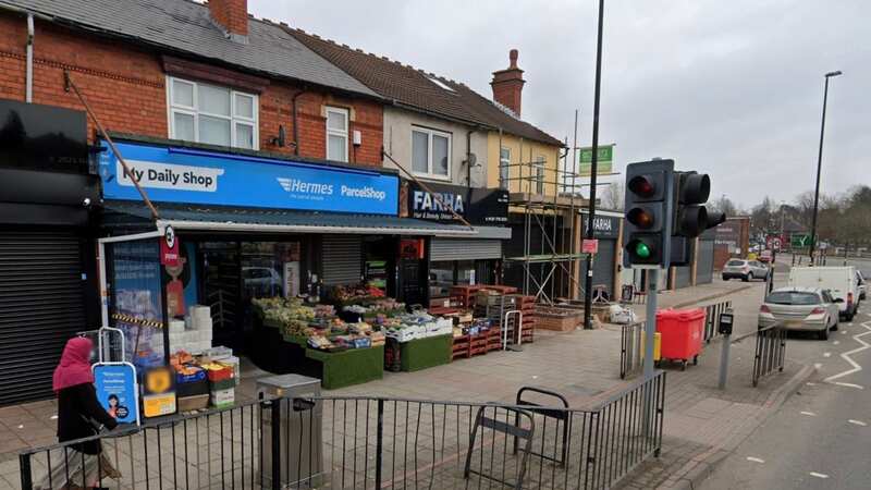 Moment shopper is battered in hammer attack and left with 