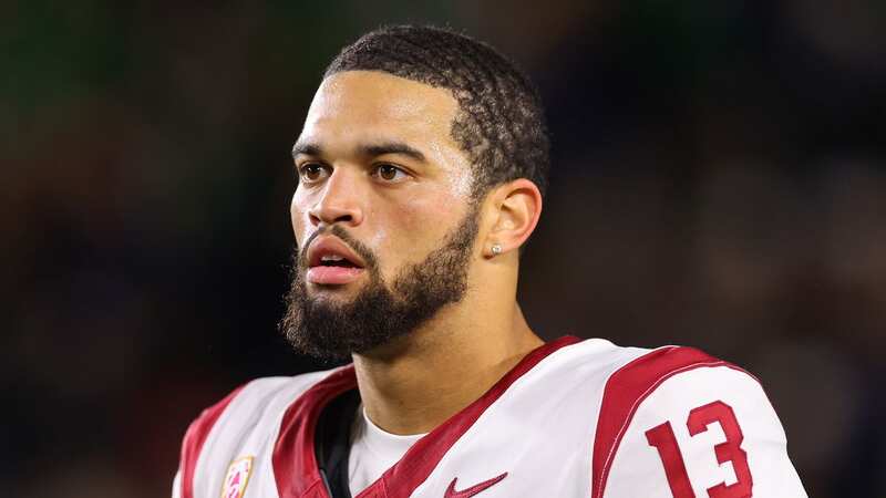 Caleb Williams of the USC Trojans is predicted to be the No.1 overall pick in the 2024 NFL Draft (Image: Michael Reaves/Getty Images)