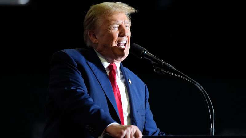 Former President Donald Trump hit out at Joe Biden during a rally ahead of Super Tuesday (Image: Copyright 2024 The Associated Press. All rights reserved)