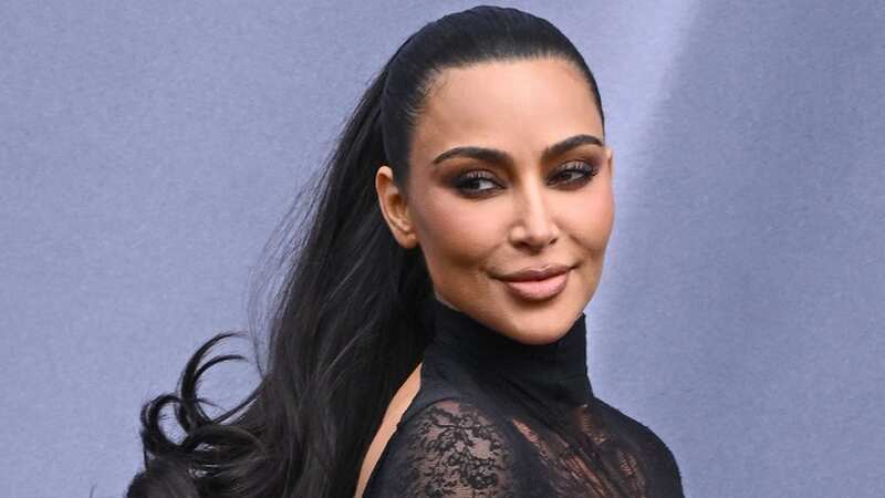 Kim has flaunted her hourglass curves at an event in Paris (Image: Corbis via Getty Images)