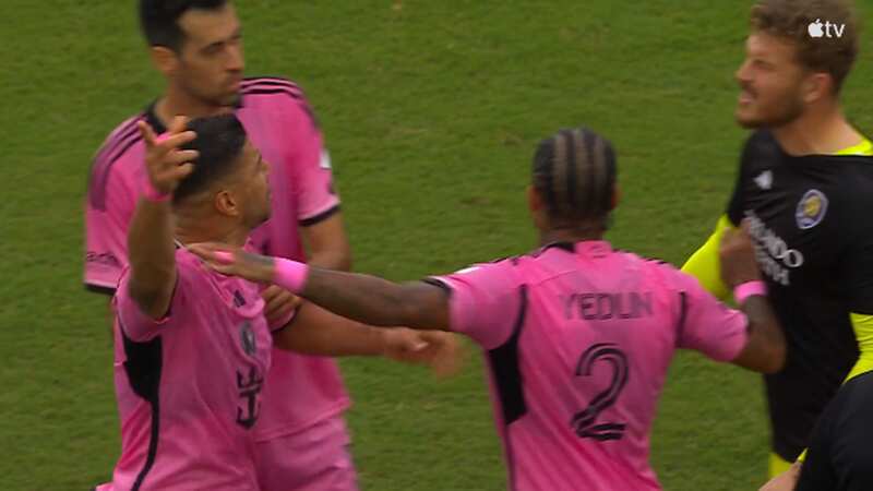 Luis Suarez showed he has lost none of his mercurial nature with an eventful display for Inter Miami versus Orlando City (Image: MLS/ Apple TV)