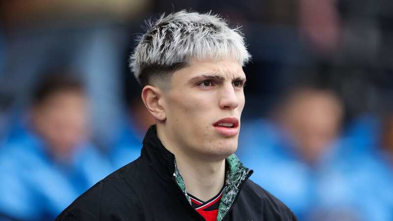 Alejandro Garnacho was caught in the middle of a disgusting act during Manchester United