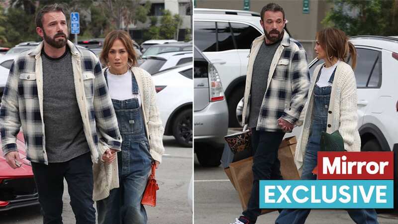Jennifer Lopez and Ben Affleck went out shopping in Los Angeles (Image: LESE / BACKGRID)