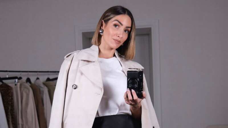 Frankie looked stunning in this neutral outfit (Image: Instagram)