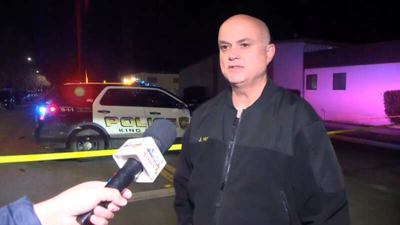 A spokesperson for the police said that an investigation is underway after masked men opened fire at an outdoor house party (Image: KION/CNN)