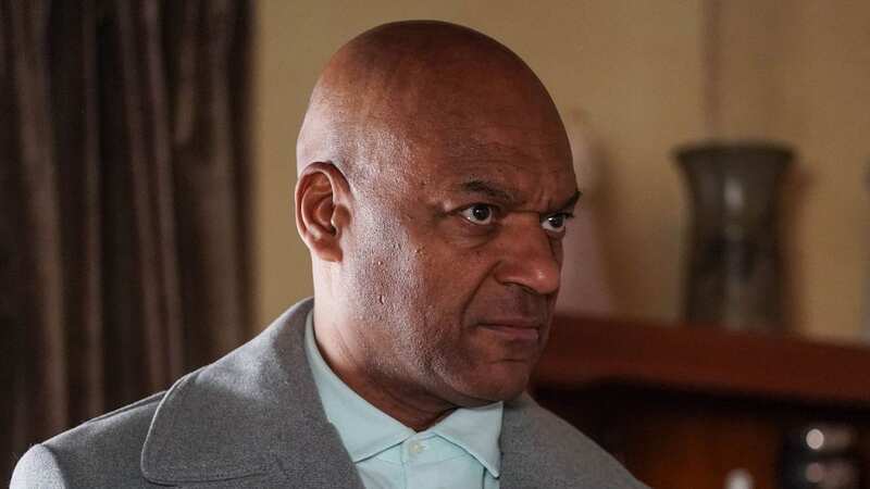 EastEnders will air a shocking twist next week which changes everything for George Knight and his family after he recently learned the truth about his birth parents (Image: BBC/Jack Barnes/Kieron McCarron)