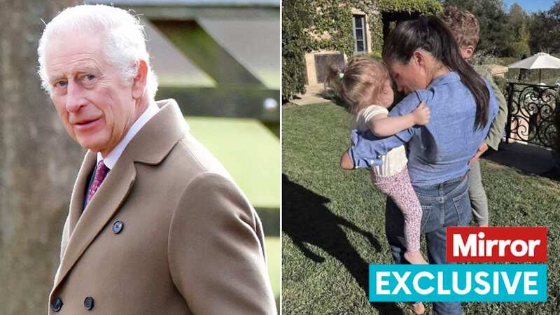 Harry and Meghan with Archie (Image: PA)