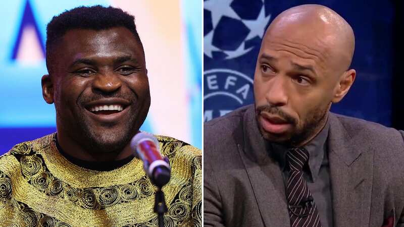 Francis Ngannou sparks fear in Thierry Henry with message before Joshua fight