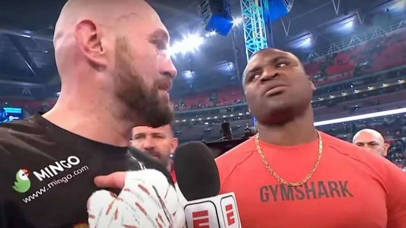Tyson Fury confronted Francis Ngannou before Joshua fight over ‘coward’ comment