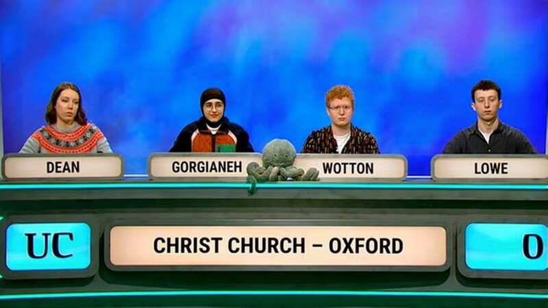 Melika Gorgianeh appeared on University Challenge (Image: BBC)