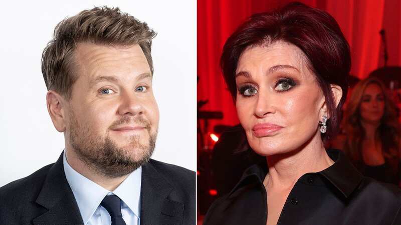 Sharon Osbourne and James Corden