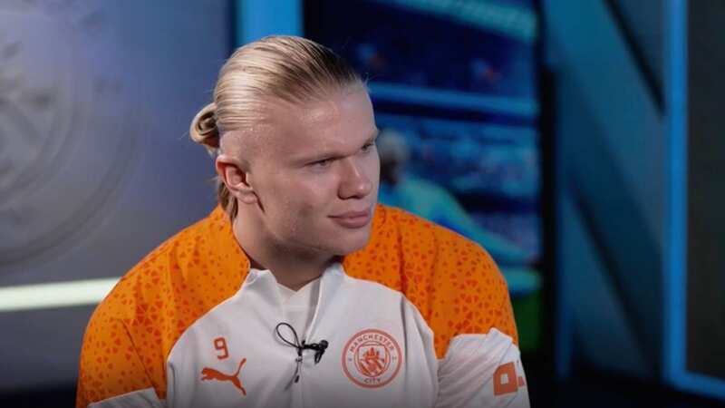 Erling Haaland has responded to comments made by Trent Alexander-Arnold (Image: Sky Sports)