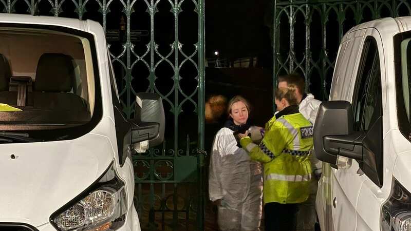 Police at the scene of the incident in Wolverhampton (Image: BPM Media)