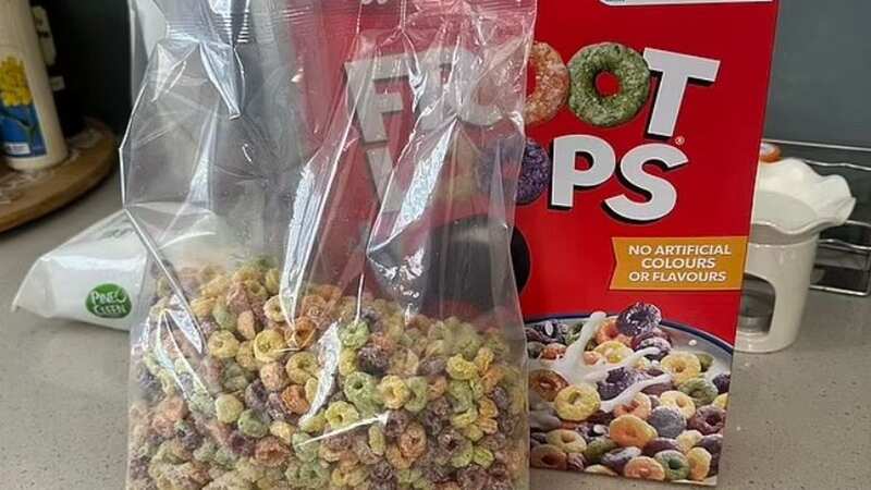 A mum was left outraged after she bought a box of Froot Loops and found a 