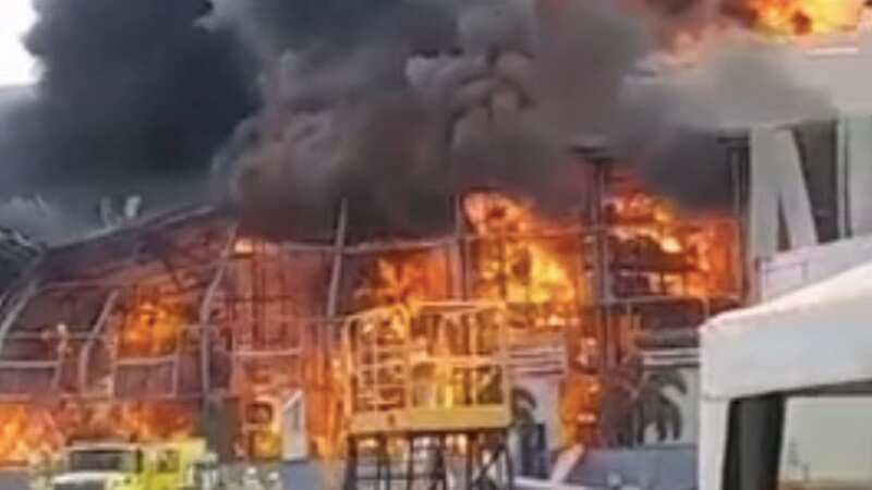 The explosion was witnessed at the Contecar factory in Cartagena, Colombia