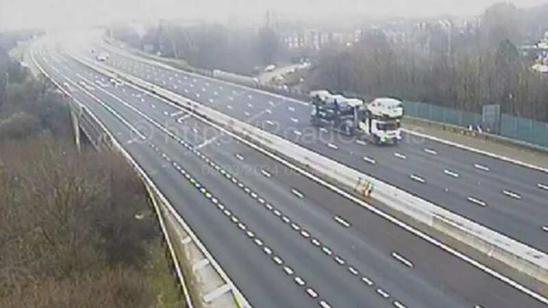 A man driving an Audi the wrong way down the M62 has been killed