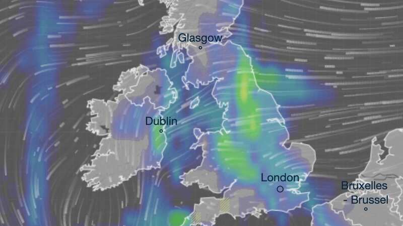 On Sunday evening, the weather is expected to remain cloudy, with fog lingering around (Image: AFP via Getty Images)