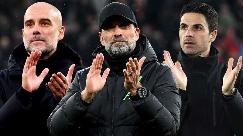 Jurgen Klopp and Pep Guardiola after Liverpool drew 1-1 against Manchester City (Image: Getty Images)