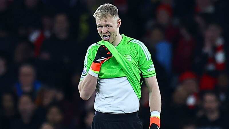 Arsenal goalkeeper Aaron Ramsdale made another clanger against Brentford on Saturday (Image: Michael Zemanek/REX/Shutterstock)