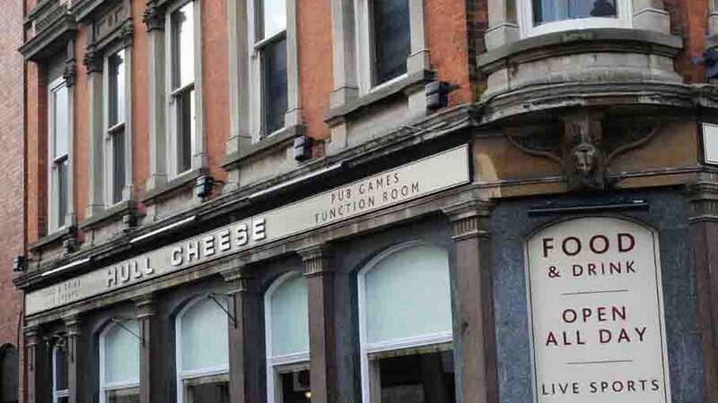 Cameron Farmer smashed a window at the Hull Cheese pub, showering his girlfriend with glass and leaving her blind in one eye (Image: HullLive/MEN Media)