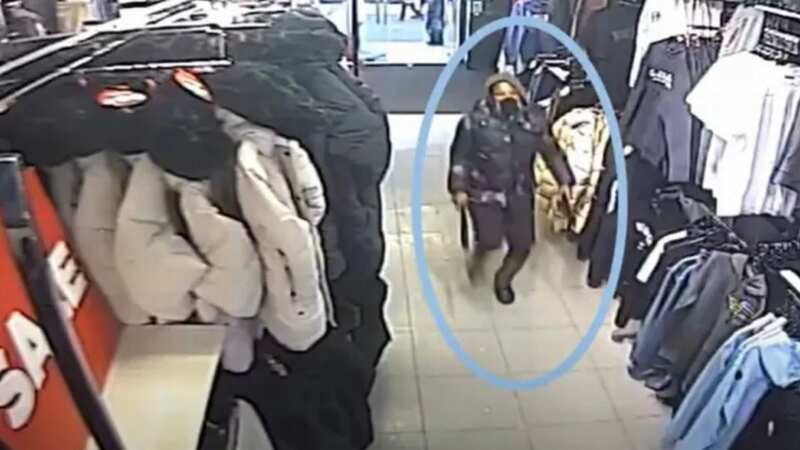 Moment knife-wielding teen chases man through clothes shop after deadly stabbing