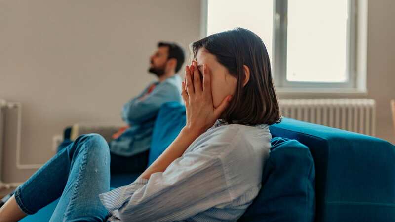 The woman was left upset by her boyfriend