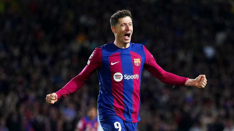 Robert Lewandowski scored in Barcelona