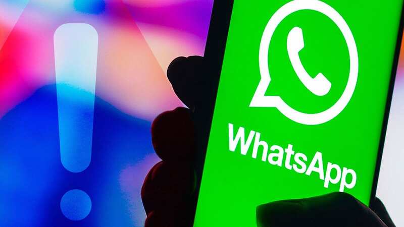 WhatsApp warning (Image: GETTY)