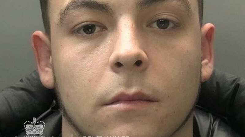 Clinton Simms, 23, was found with more than 3kg of cannabis when police raided his home in Cardiff (Image: South Wales Police)