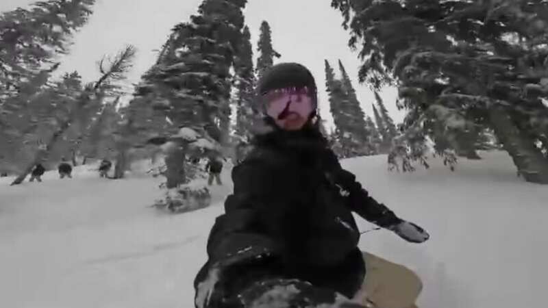 David Beckham crashes while snowboarding with son Cruz on lavish Canada holiday