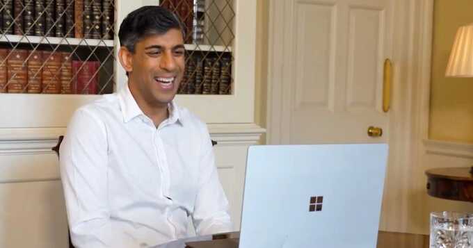 Multi-millionaire Rishi Sunak offers public financial advice in bizarre video