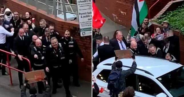 Angry students, chanting ’Tory c***,’ chased Jacob Rees-Mogg off campus