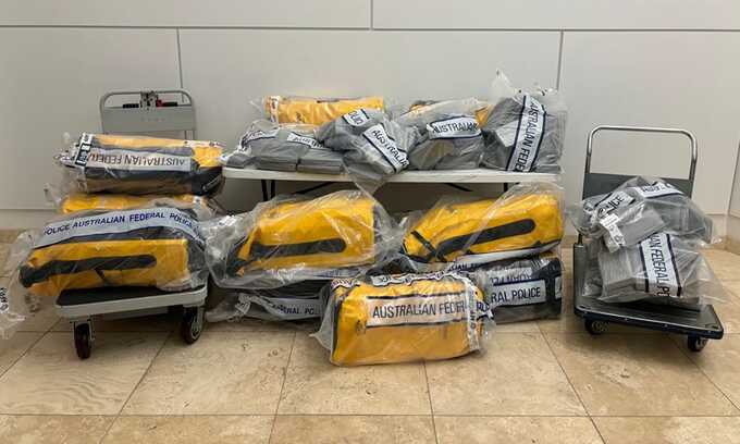 Half a ton of cocaine was found on a fishing boat in Australia