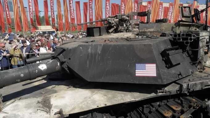 Russia displays Western military equipment seized during Ukraine conflict