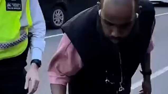Man arrested after pro-Israel counter-protesters are spat at during demonstration