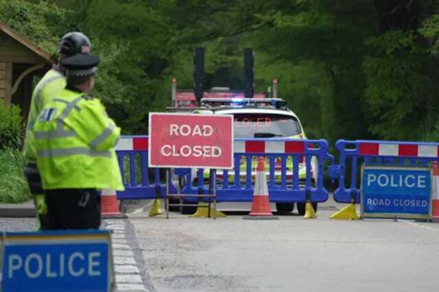 Man found dead with gunshot wound after car crash