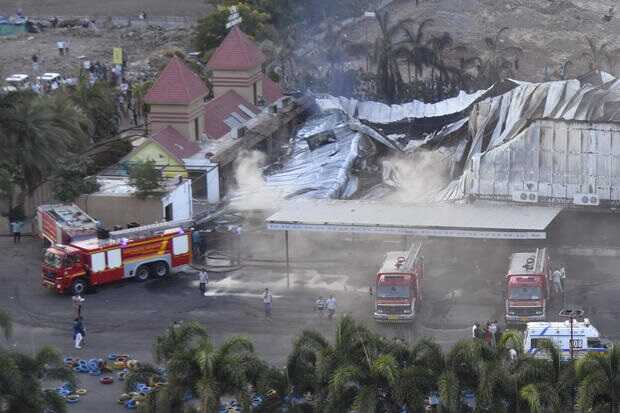 Fire at amusement park in western India kills at least 20