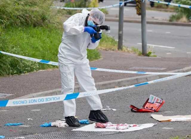Two men, aged in their 20s, were rushed to hospital with knife injuries and one of them is in a critical condition (Picture: Simon Chapman/LNP)