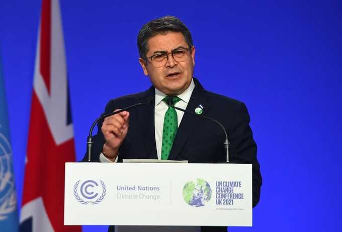 Former Honduran president receives 45-year prison sentence for drug trafficking