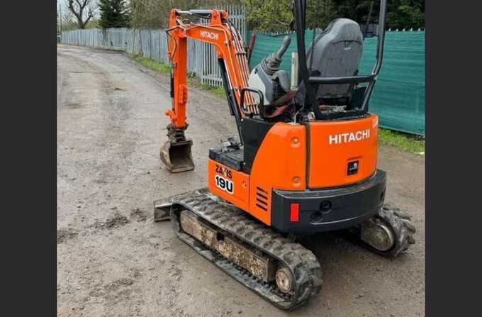 The digger is being taken back to the UK to be reunited with its owner. Photograph: Dorset police