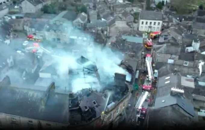 Man in his forties dies in fire in Kirkby Lonsdale, Cumbria