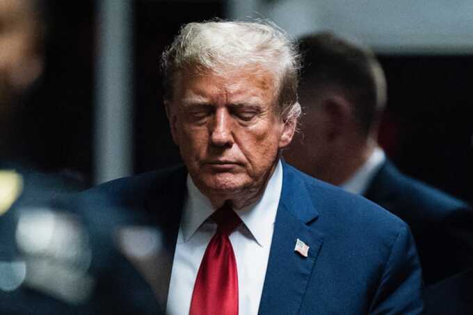 Trump caught sleeping at major event, sparks accusations of disrespect