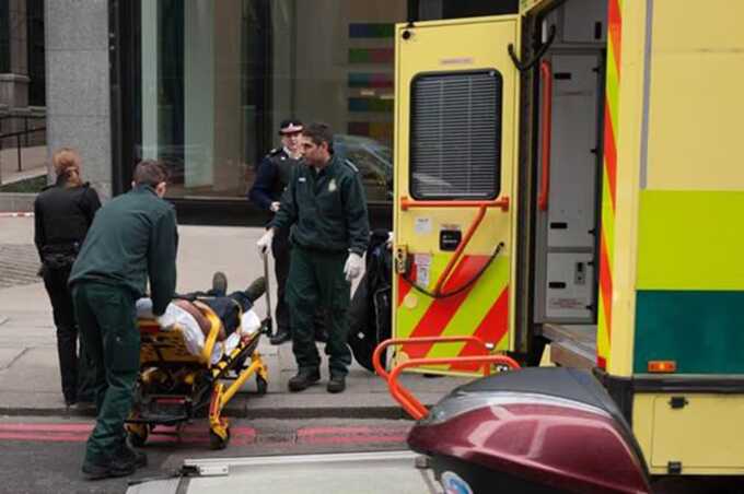 A heavy police presence was spotted in the area ( Image: MEN)
